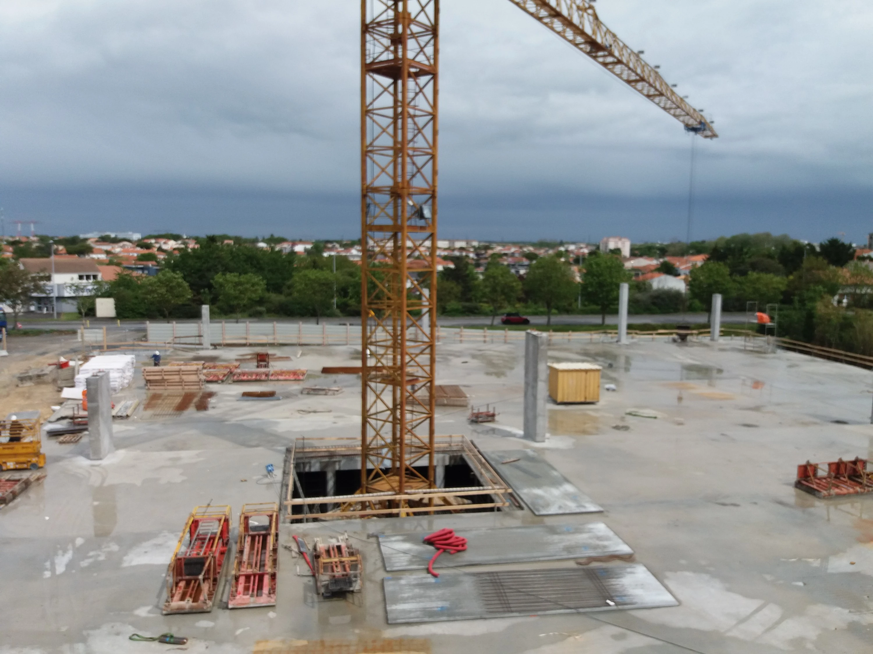 Construction centre Leclerc Lagord
